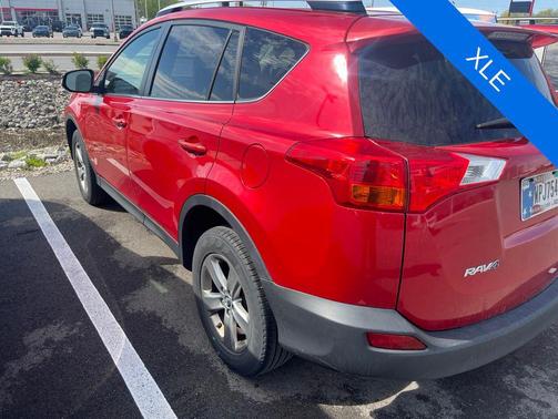 Red 2015 Toyota RAV4 XLE