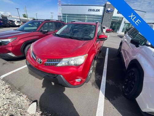 Red 2015 Toyota RAV4 XLE