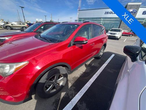 Red 2015 Toyota RAV4 XLE