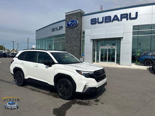 Crystal White Pearl 2026 Subaru Forester Sport