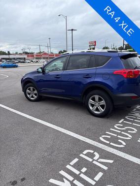 Blue 2015 Toyota RAV4 XLE