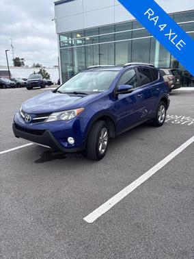 Blue 2015 Toyota RAV4 XLE