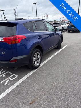 Blue 2015 Toyota RAV4 XLE