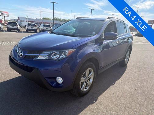 Blue 2015 Toyota RAV4 XLE