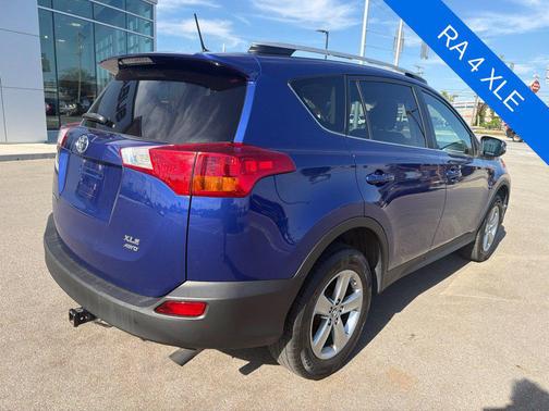 Blue 2015 Toyota RAV4 XLE