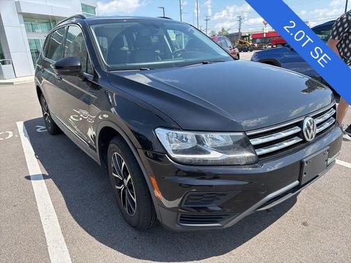 Black 2021 Volkswagen Tiguan 2.0T SE 4MOTION