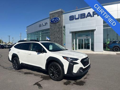 Crystal White Pearl 2025 Subaru Outback Onyx Edition