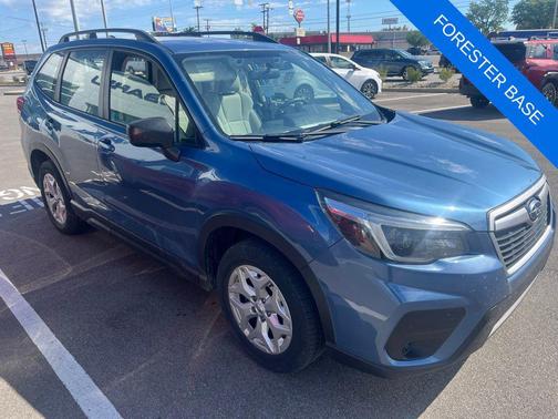 Blue 2021 Subaru Forester Base