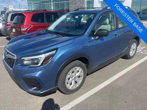 Blue 2021 Subaru Forester Base