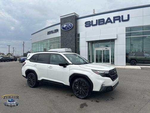 Crystal White Pearl 2026 Subaru Forester Sport