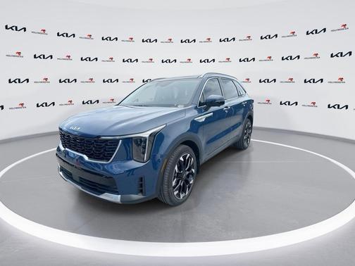 Midnight Lake Blue 2025 Kia Sorento SX