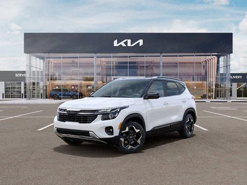 White / Black 2026 Kia Seltos S