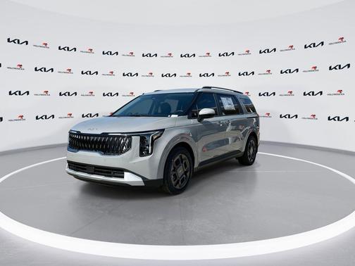 Ceramic Silver 2026 Kia Carnival Hybrid EX