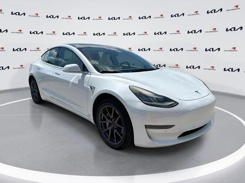 Pearl White Multi-Coat 2019 Tesla Model 3 Long Range