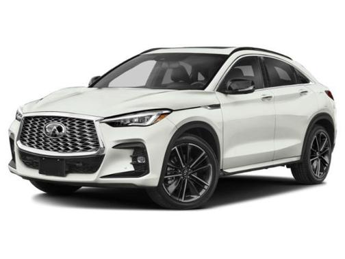 Radiant White 2025 INFINITI QX55 ESSENTIAL