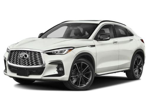 Radiant White 2025 INFINITI QX55 ESSENTIAL