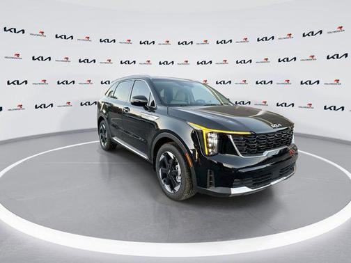Aurora Black Pearl 2026 Kia Sorento Hybrid EX
