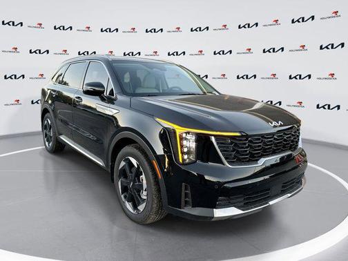 Aurora Black Pearl 2026 Kia Sorento Hybrid EX