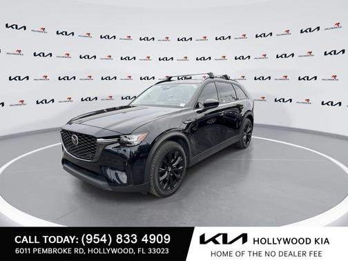 Jet Black Mica 2025 Mazda CX-90 PHEV Premium Sport