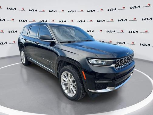 Diamond Black Crystal Pearlcoat 2021 Jeep Grand Cherokee L Summit