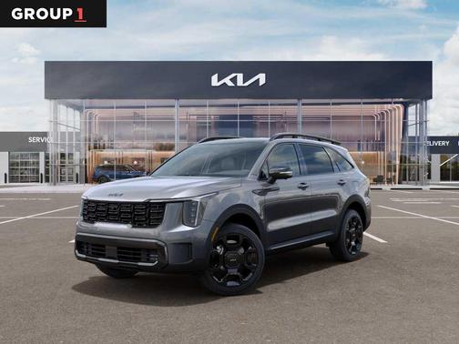 Steel Gray 2026 Kia Sorento Hybrid SX Prestige