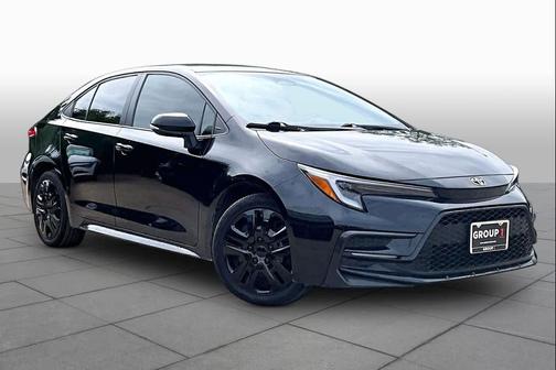 Midnight Black Metallic 2025 Toyota Corolla SE