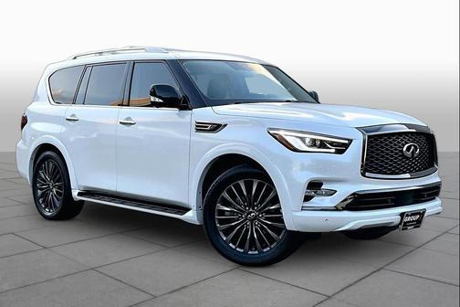 Moonstone White 2022 INFINITI QX80 PREMIUM SELECT