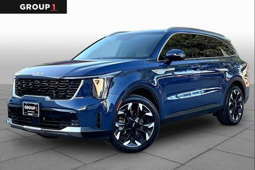 Midnight Lake Blue 2024 Kia Sorento SX