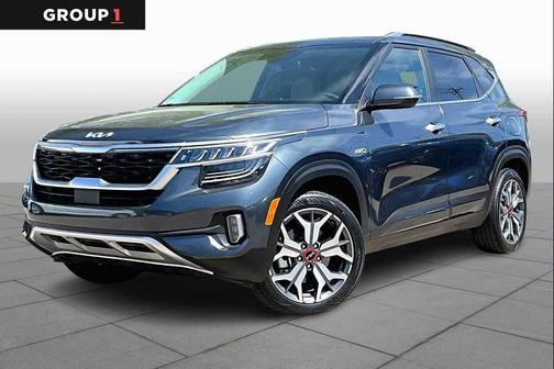 Gravity Gray 2023 Kia Seltos SX Turbo