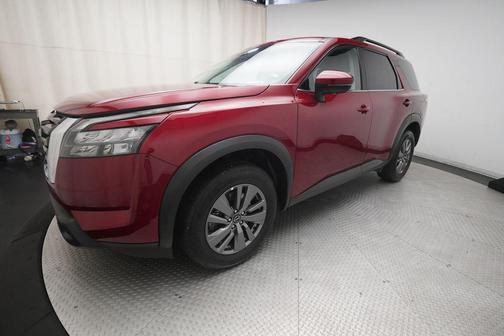 Scarlet Ember 2024 Nissan Pathfinder SV FWD