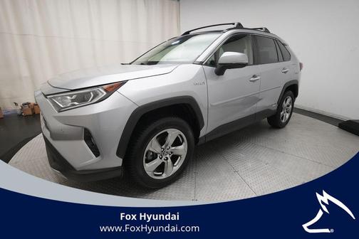 Silver Sky Metallic 2019 Toyota RAV4 Hybrid Limited