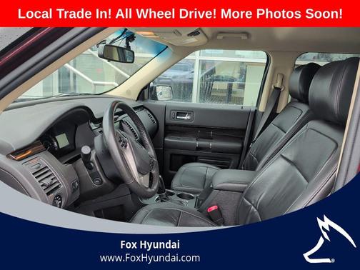 Red 2017 Ford Flex SEL