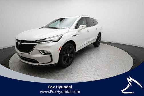 White Frost Tricoat 2023 Buick Enclave Essence AWD