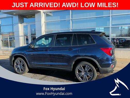 Obsidian Blue Pearl 2021 Honda Passport AWD EX-L