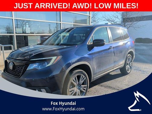 Obsidian Blue Pearl 2021 Honda Passport AWD EX-L