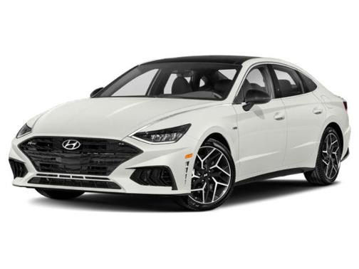 Black 2021 Hyundai SONATA SEL