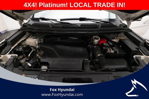 White Platinum 2018 Ford Explorer Platinum