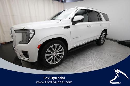 White Frost Tricoat 2021 GMC Yukon Denali