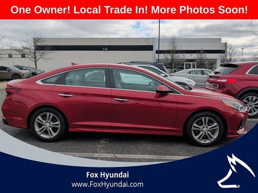 Scarlet Red 2018 Hyundai SONATA SEL