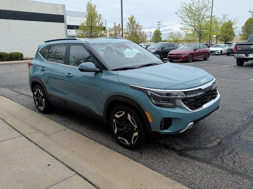 Pluton Blue 2024 Kia Seltos SX Turbo