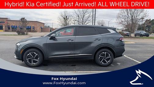 Gravity Gray 2023 Kia Sportage Hybrid LX