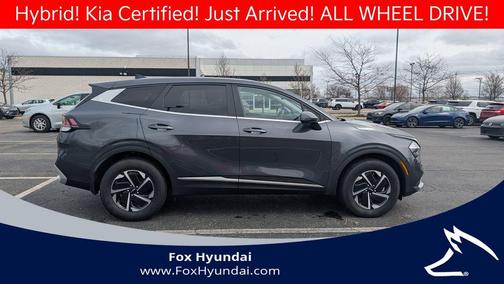 Gravity Gray 2023 Kia Sportage Hybrid LX