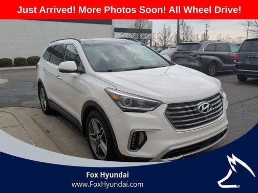 Monaco White 2017 Hyundai SANTA FE SE Ultimate