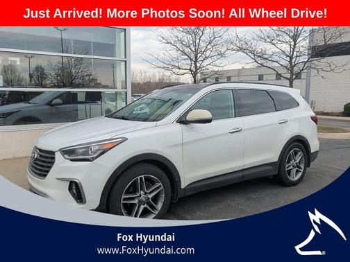 Monaco White 2017 Hyundai SANTA FE SE Ultimate