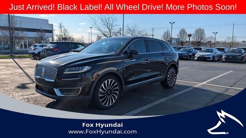 Agate Black Metallic 2019 Lincoln Nautilus Black Label