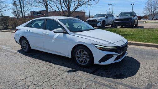 Serenity White 2024 Hyundai ELANTRA SEL