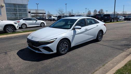 Serenity White 2024 Hyundai ELANTRA SEL