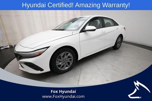 Serenity White 2024 Hyundai ELANTRA SEL