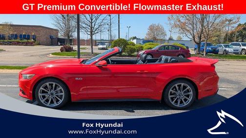 Competition Orange 2015 Ford Mustang GT Premium