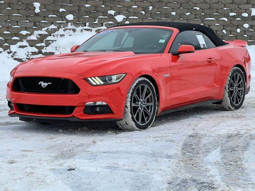 Competition Orange 2015 Ford Mustang GT Premium